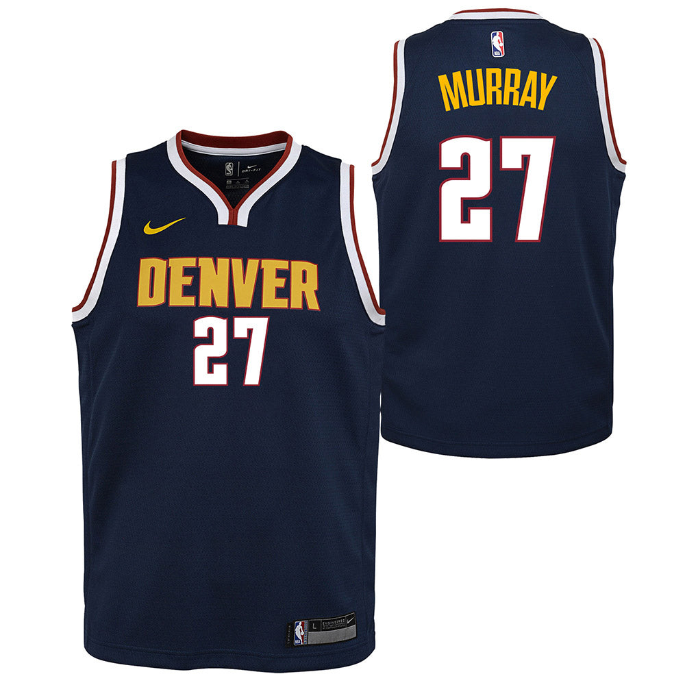 Youth Denver Nuggets Jamal Murray Icon Edition Jersey - Navy