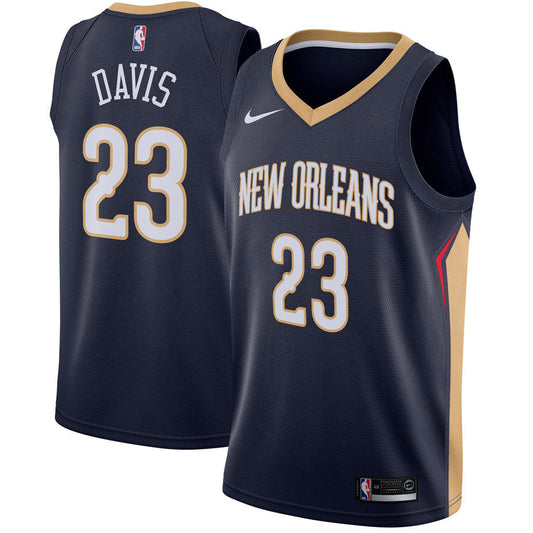 Youth New Orleans Pelicans Anthony Davis Icon Edition Jersey - Navy