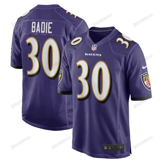 Tyler Badie Baltimore Ravens Player Game Jersey - Purple