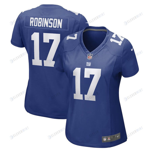 Wan'Dale Robinson New York Giants Women's Game Player Jersey - Royal