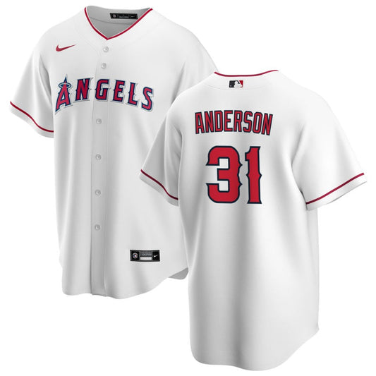 Tyler Anderson Los Angeles Angels Nike Home Replica Jersey - White