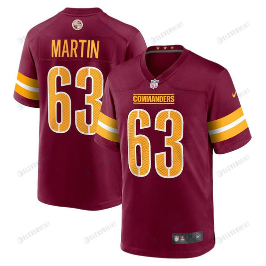 Wes Martin Washington Commanders Game Player Jersey - Burgundy