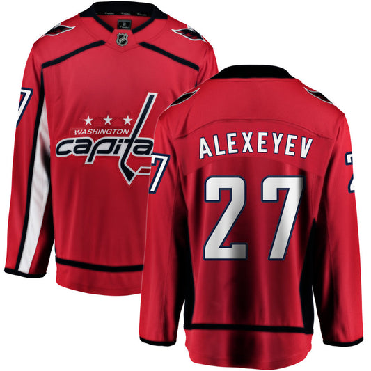 Alexander Alexeyev Washington Capitals Fanatics Branded Home Breakaway Jersey - Red