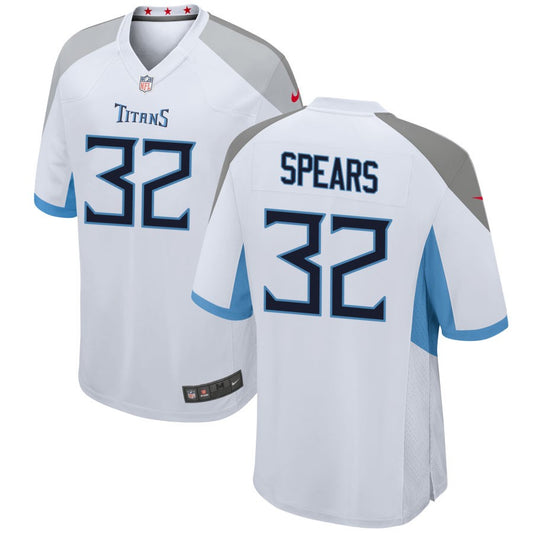 Tyjae Spears Tennessee Titans Nike Game Jersey - White