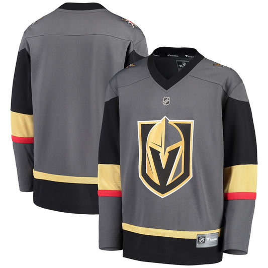 Vegas Golden Knights Fanatics Branded Youth Alternate Replica Blank Jersey - Black