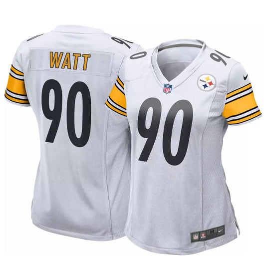 Womens Pittsburgh Steelers TJ Watt Game Vapor Jersey White