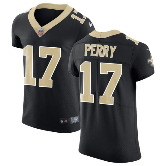 A.T. Perry New Orleans Saints Nike Vapor Untouchable Elite Jersey - Black