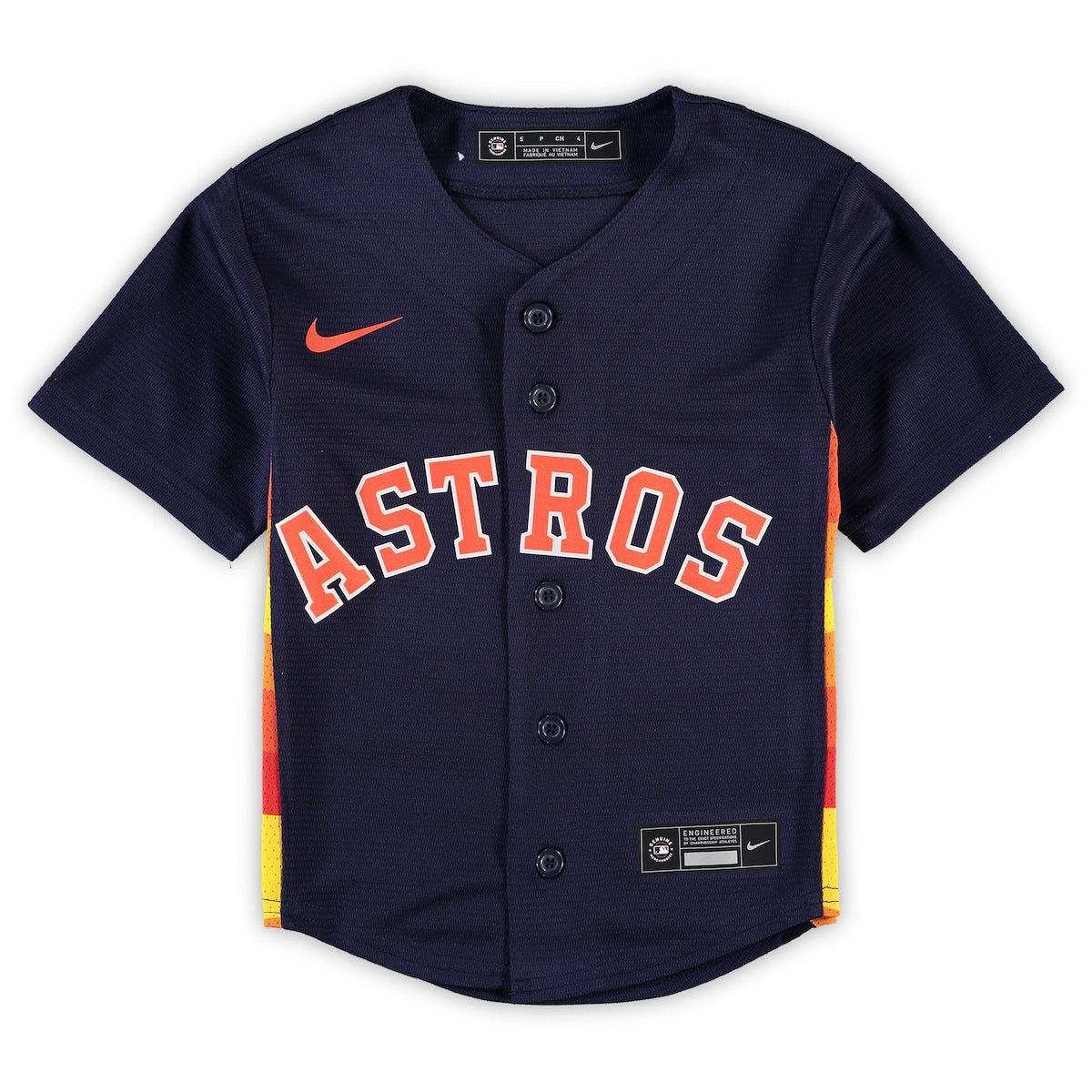 Youth  Nike Astros Alternate Replica Team Jersey - Navy