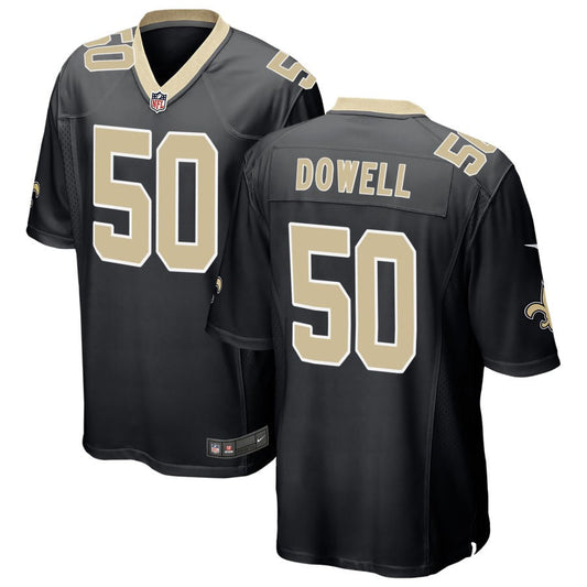 Andrew Dowell New Orleans Saints Nike Game Jersey - Black