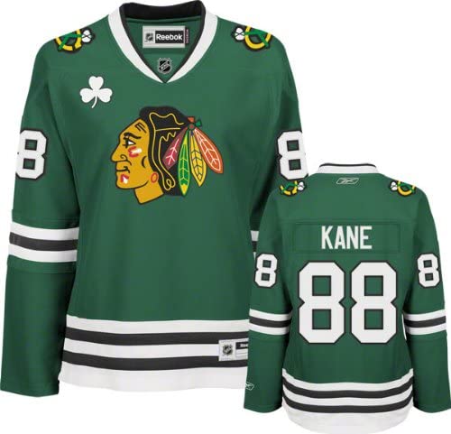 Women's Chicago Blackhawks Patrick Kane Kelly Green St. Patrick's Day Premier Replica Jersey