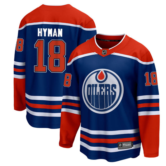 Zach Hyman Edmonton Oilers Fanatics Branded Home Breakaway Jersey - Royal