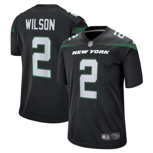 Zach Wilson New York Jets Nike Youth Game Jersey - Black