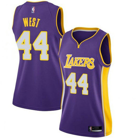 Women's Los Angeles Lakers Jerry West Statement Edition Jersey - Purple