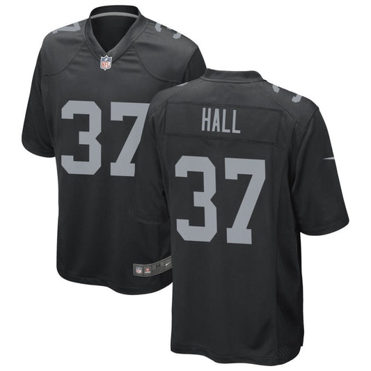 Tyler Hall Las Vegas Raiders Nike Game Jersey - Black