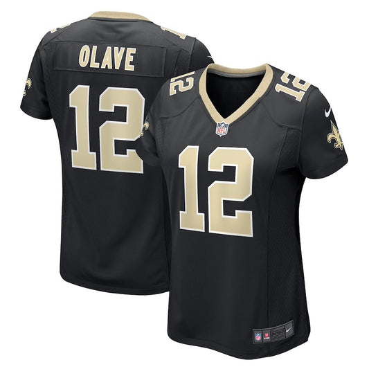 Women's New Orleans Saints Chris Olave Game Jersey - Black