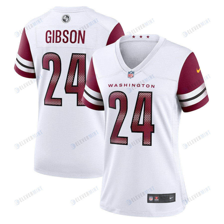 Antonio Gibson 24 Washington Commanders Women Game Jersey - White