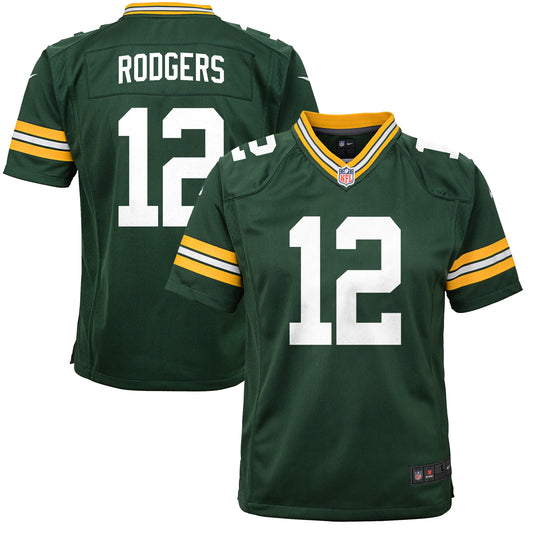 Aaron Rodgers Green Bay Packers Nike Youth Game Jersey - Green